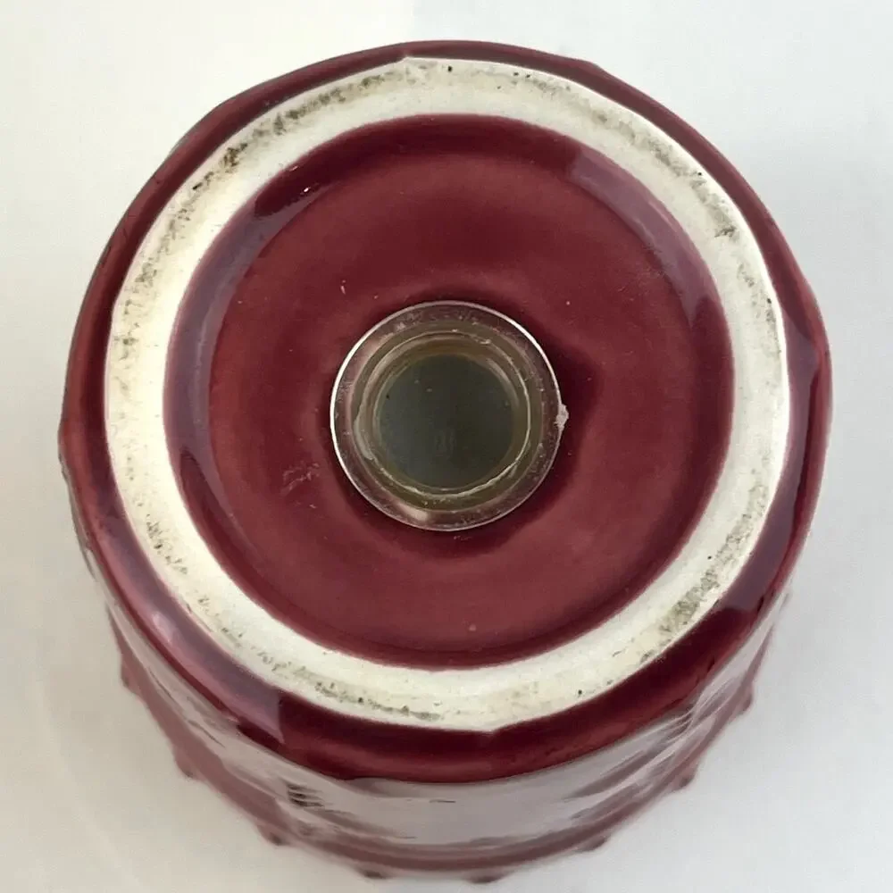 Signature SORRENTO 2001 Debby Segura Salt Pepper Shakers Set Beaujolais Burgundy